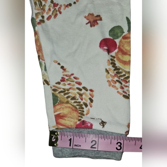 Burt's Bees Kids Boy Girl Thanksgiving Celebration Organic 2pc PJ Set Sz 3T - Picture 14 of 16